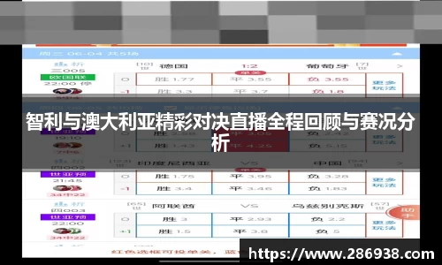 智利与澳大利亚精彩对决直播全程回顾与赛况分析